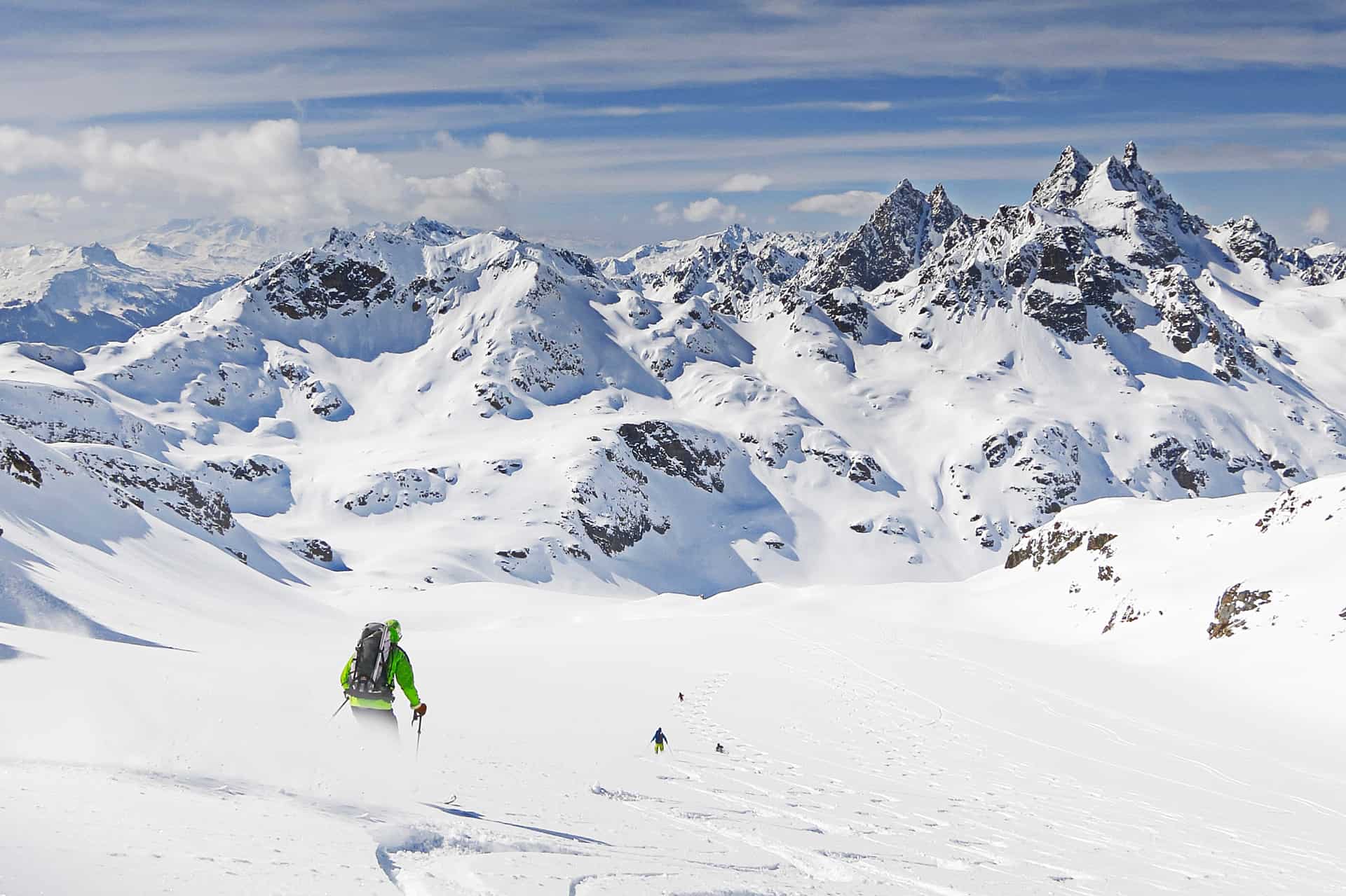 freeride st.anton arlberg off piste skiing mountain guide piste to powder ski guide backcountry powder skiing