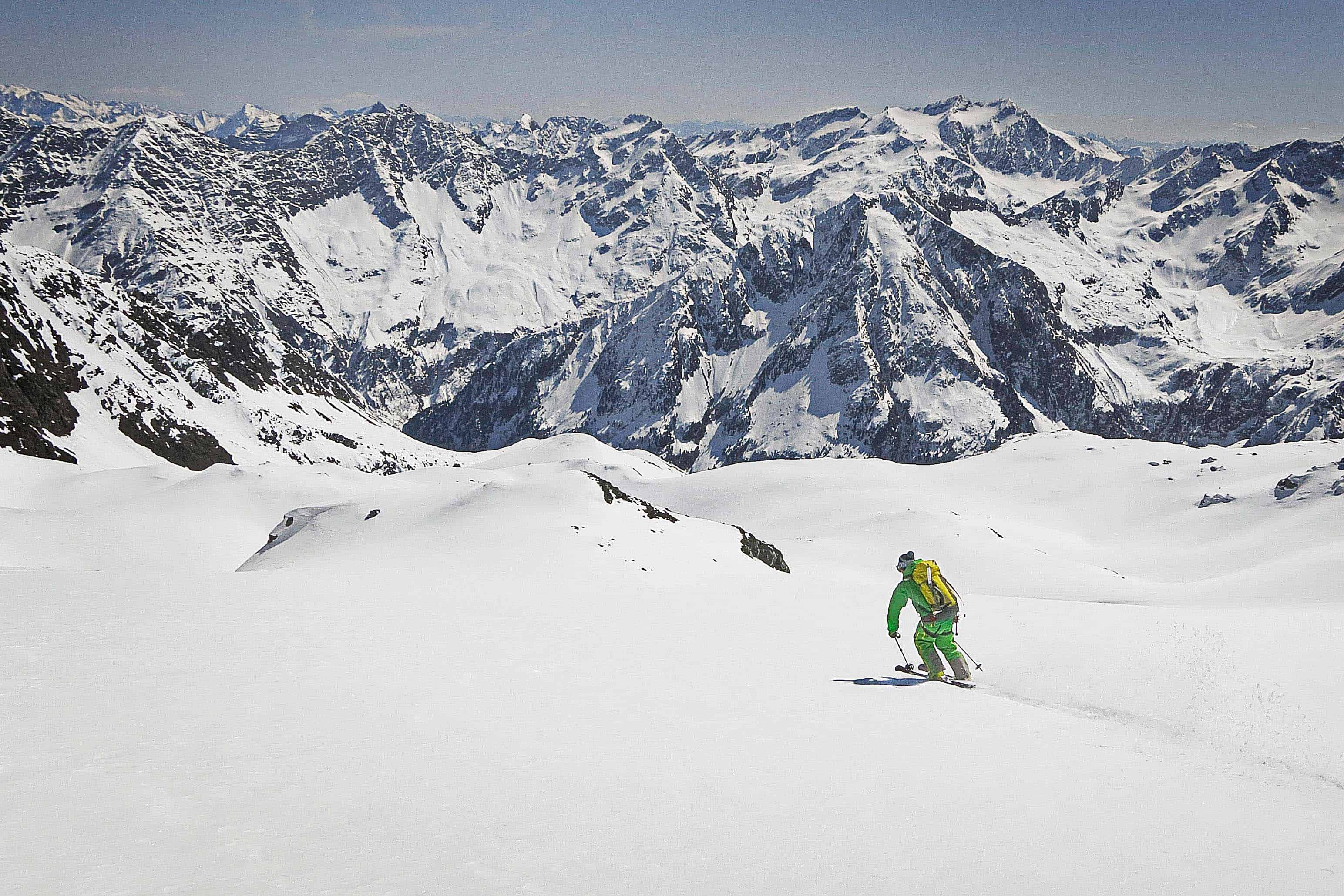 freeride st.anton arlberg off piste skiing mountain guide piste to powder ski guide backcountry powder skiing