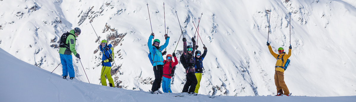 skitouring piste to powder st. anton trip week