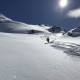 Hinterrendl off piste run in St. Anton Arlberg with a mountain guide