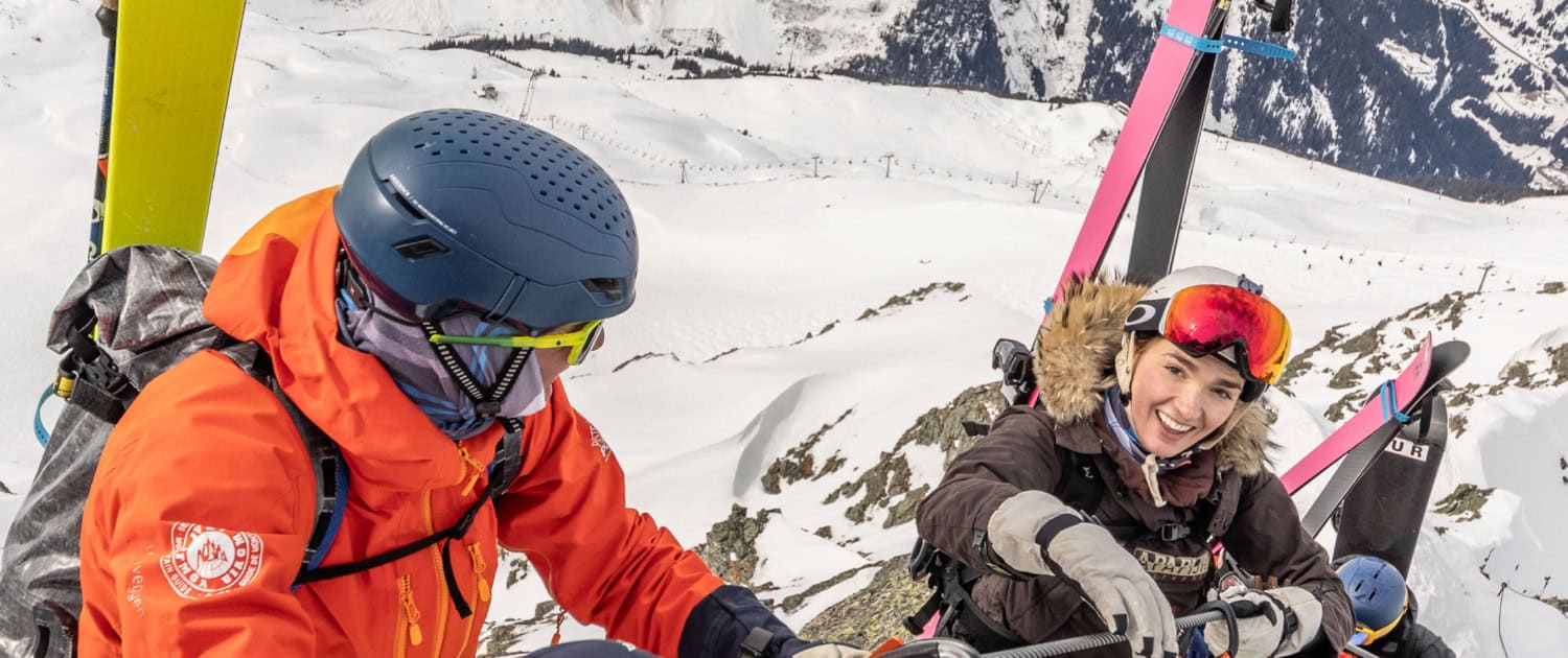 winterklettersteig-st-anton-ski-guides-20240206_pistetopowder-via-ferrata_5968 Winter Via Ferrata Equipment in St. Anton am Arlberg, guided via ferrata with mountain guides