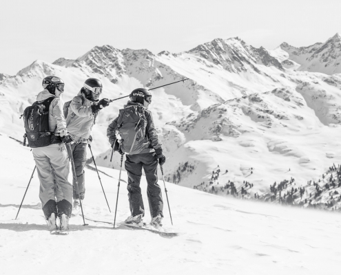 piste to powder ski guides and mountain guides arlberg - we're guiding you to the best off piste spots in st anton lech zürs